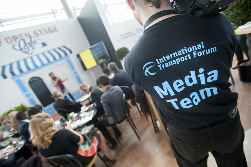 The ITF Media Team in action during the Summit